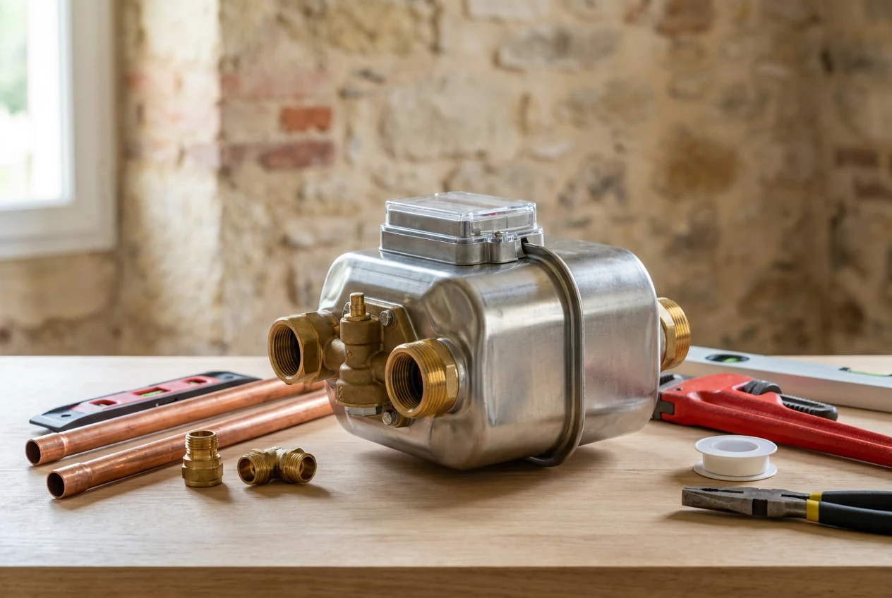 Installation compteur gaz