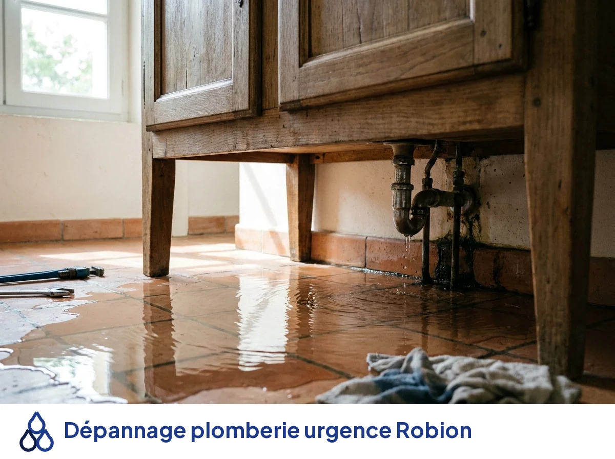 Dépannage plomberie urgence à Robion