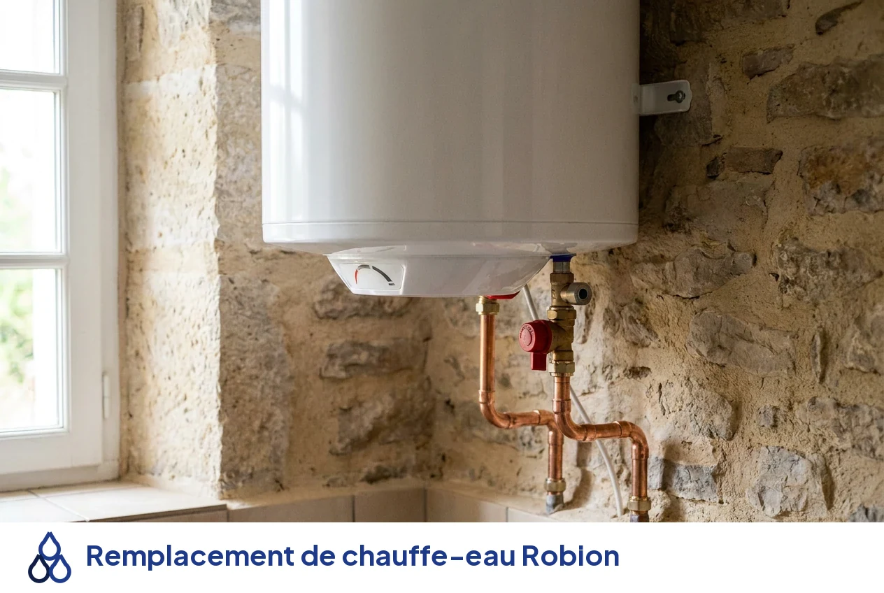 Remplacement de chauffe-eau à Robion