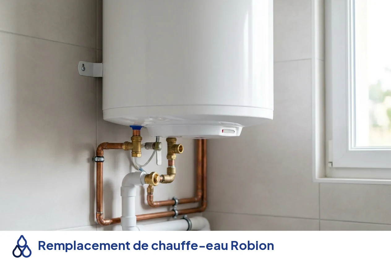 Remplacement de chauffe-eau à Robion