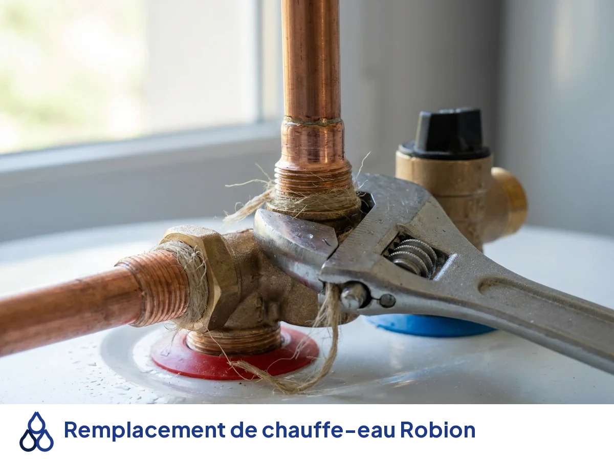 Remplacement de chauffe-eau à Robion