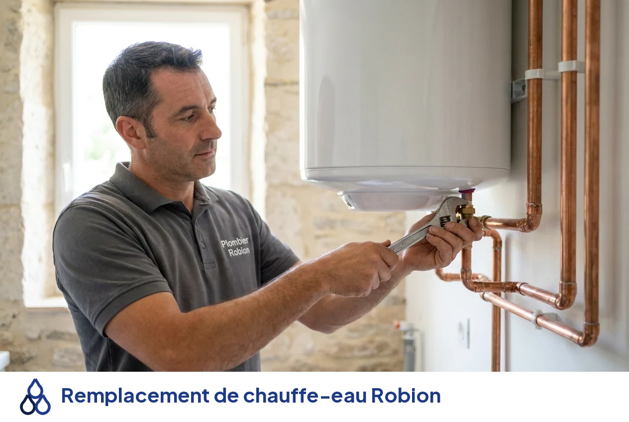 Remplacement de chauffe-eau à Robion