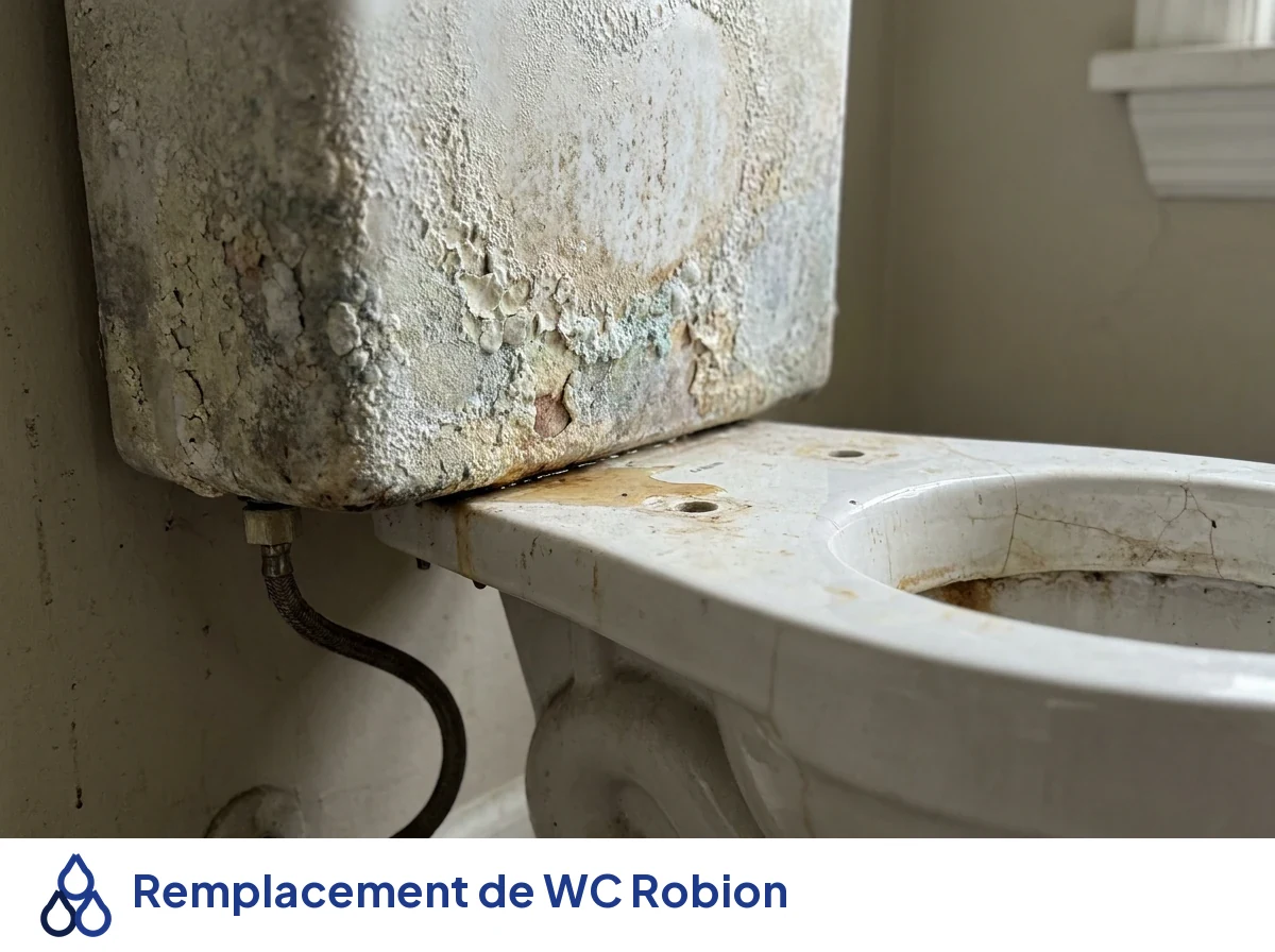 Remplacement de WC à Robion